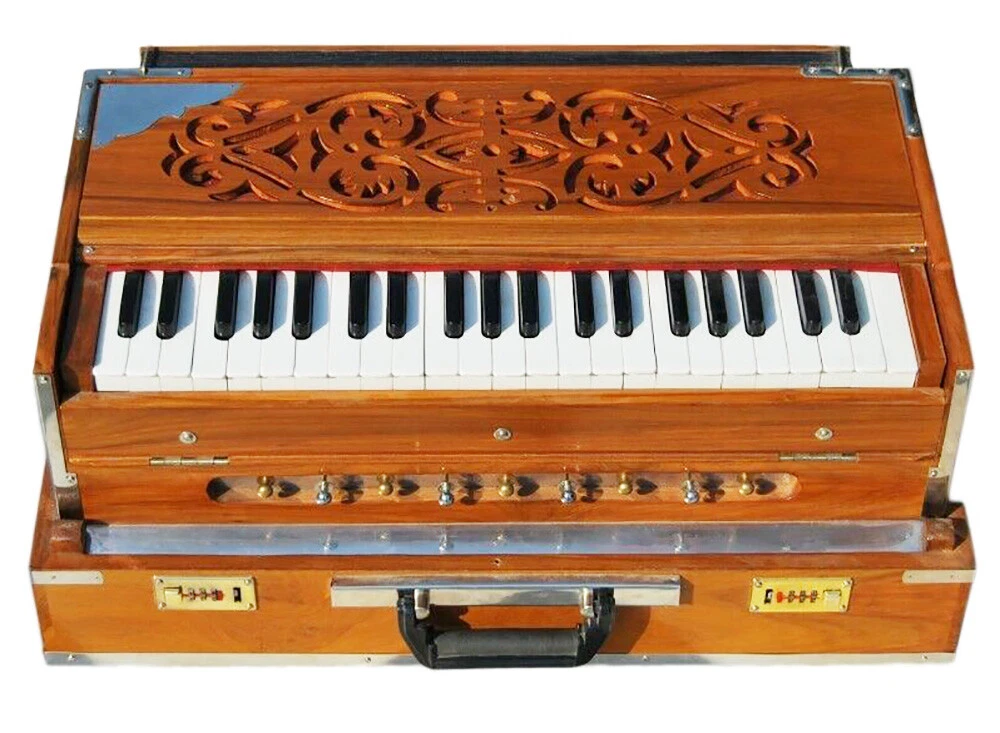 Folding Harmonium Instrument 3.5 octaves Portable Harmonium Best