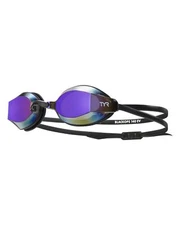 TYR Blackops Swimming Goggles Anti Fog UV Protection Purple Rainbow Unisex