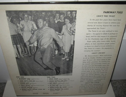 CHUBBY CHECKER SIGNED FOR TWISTERS ONLY ALBUM CLASSIC ROCK AUTOGRAPH VINTAGE - Picture 3 of 3