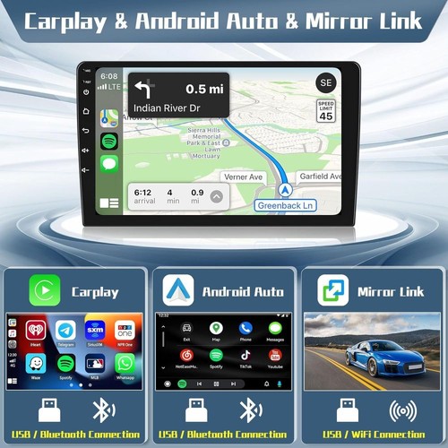 DAB+ CarPlay Android Autoradio Für Skoda Yeti 2009-2017 GPS Navi WIFI RDS Kamera - Bild 4 von 16