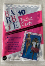 1990 Mip Barbie Doll Trading Cards Sealed Pack 10 Cards