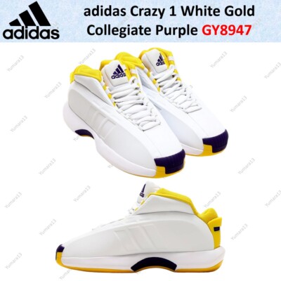 adidas Crazy 1 White Gold Collegiate Purple GY8947 Men's