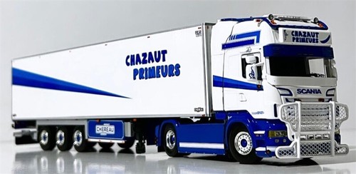 1:50 Truck Model WSI Scania R6 For Topline 4x2 REEFER TRAILER -3AXLE gift - Picture 1 of 10