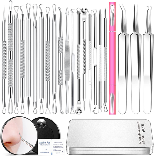 2024 Professional Pimple Popper Tool Kit - 22 PCS Blackhead Remover Tools for Ac - Picture 11 of 11