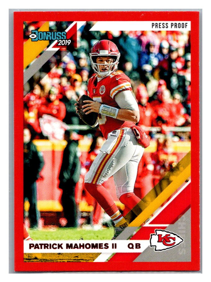 2019 Panini Donruss - Press Proof Red #1 Patrick Mahomes II TC6315
