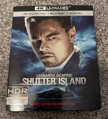 Shutter Island (4K Ultra HD & Blu-ray 2010 + Slipcover) Psychological Thriller