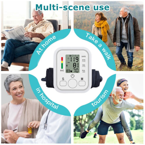 2025 Digital Automatic Blood Pressure Monitor Upper Arm BP Machine Heart Rate MM - Picture 6 of 12