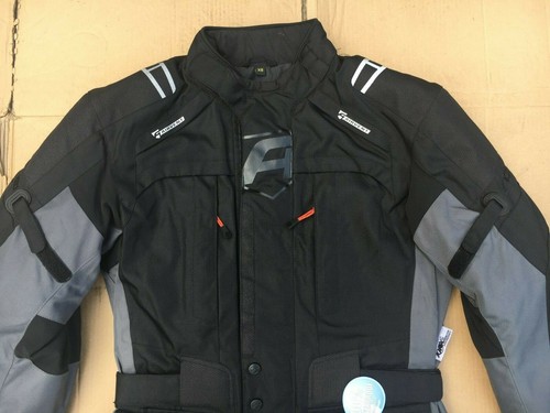 Akito Mens Track Textile Touring Waterproof Motorcycle Jacket UK 36" Chest (H73) - Picture 2 of 12