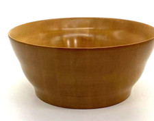 WOODEN Serving Decorative BOWL HAND TURNED WOOD, Homemade