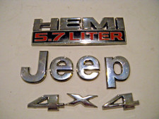 Jeep Hemi 5.7 Liter 4 X 4 Emblem Set 05