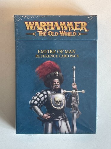 Empire of Man Reference Card Pack - Sealed Brand New | Warhammer The Old World - Afbeelding 1 van 2