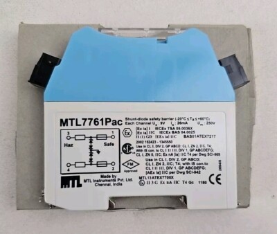MTL Instruments MTL7761Pac Shunt-Diode Safety Barrier New