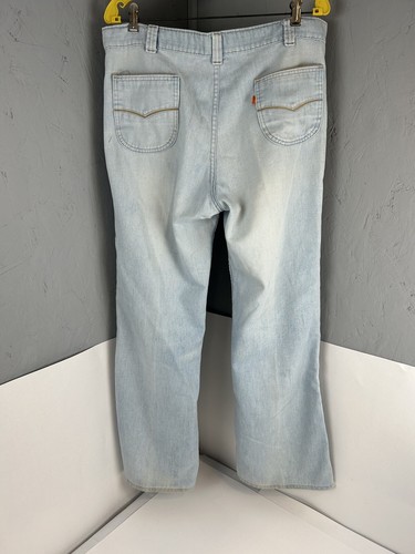 Levi's For Men Vintage 70s Jeans 40567 0812 Light Wash Denim Orange Tab 33x31 - Picture 2 of 18