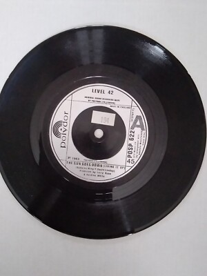 Level 42, Sun Goes Down, Living It Up,1983 Polydor 7''vinyl