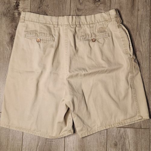 Reyn Spooner Men's 36 Pleated Chino Shorts Khaki 8" Inseam eBay