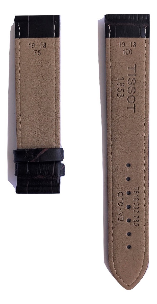 Original Tissot PRC-200 T055417A / T055410A 19mm Brown Leather