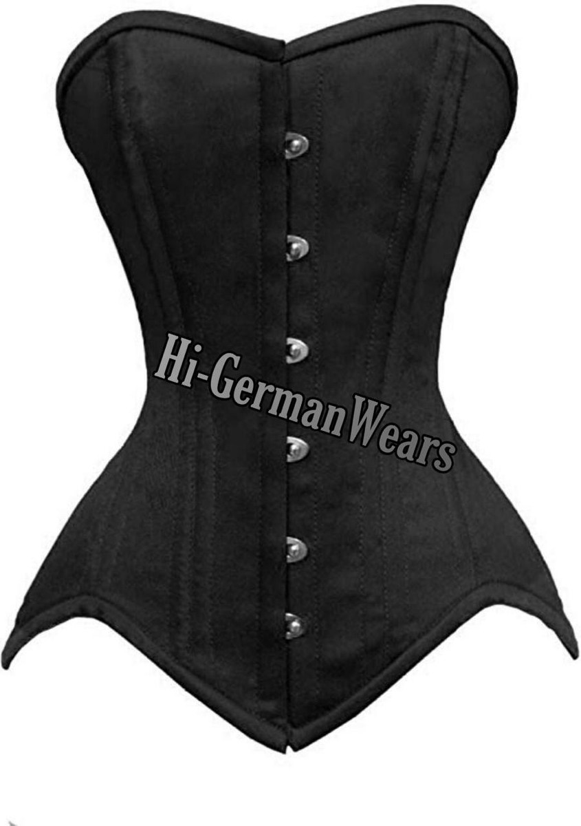Vollbrust Korsett Schwarz Brokat Corsage F11112 Online Kaufen