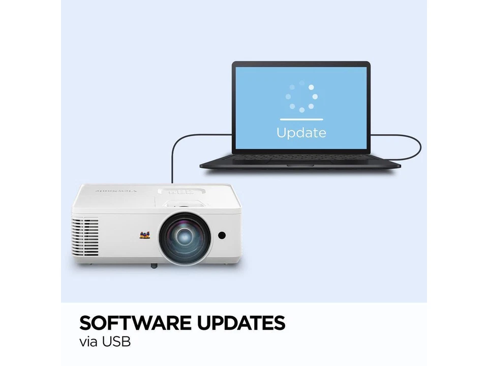 ViewSonic PS502W 4,000 ANSI Lumens WXGA Short Throw Business & Education Project - Image 4 of 4