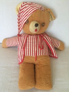 teddy bear with pajamas