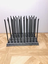 Slatwall 8" Gray Peg Hooks Lot Of 30 PCS Slat Wall Hangers Heavy Duty