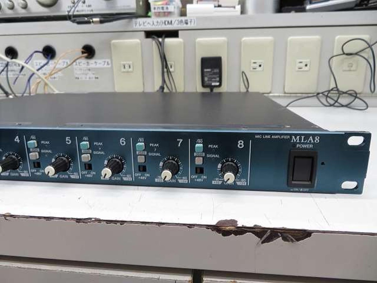 Yamaha MLA8 Mic Line Amplifier Microphone Preamplifier 8 Yamaha MLA8 Mic Line Amplifier Microphone Preamplifier 8