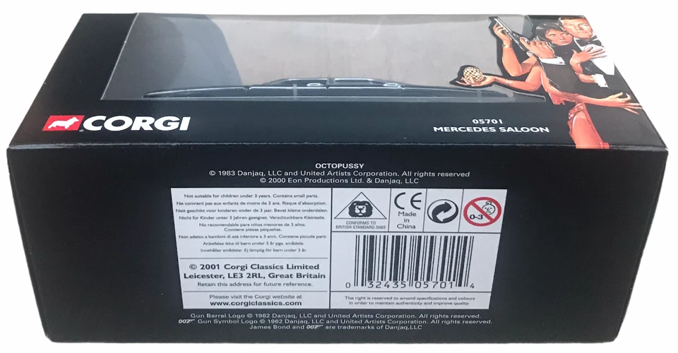 Corgi Definitive James Bond Collection 007 Octopussy Mercedes Saloon NEW 2001 - Image 3 of 4