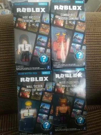 Roblox Deluxe Mystery Pack Series 3 Muscle Legends Muscle King With Code  NIB