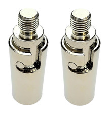 Pro Trucker LOT OF 2 Amateur Radio CB Antenna Chrome Quick Disconnect for 3/8-24