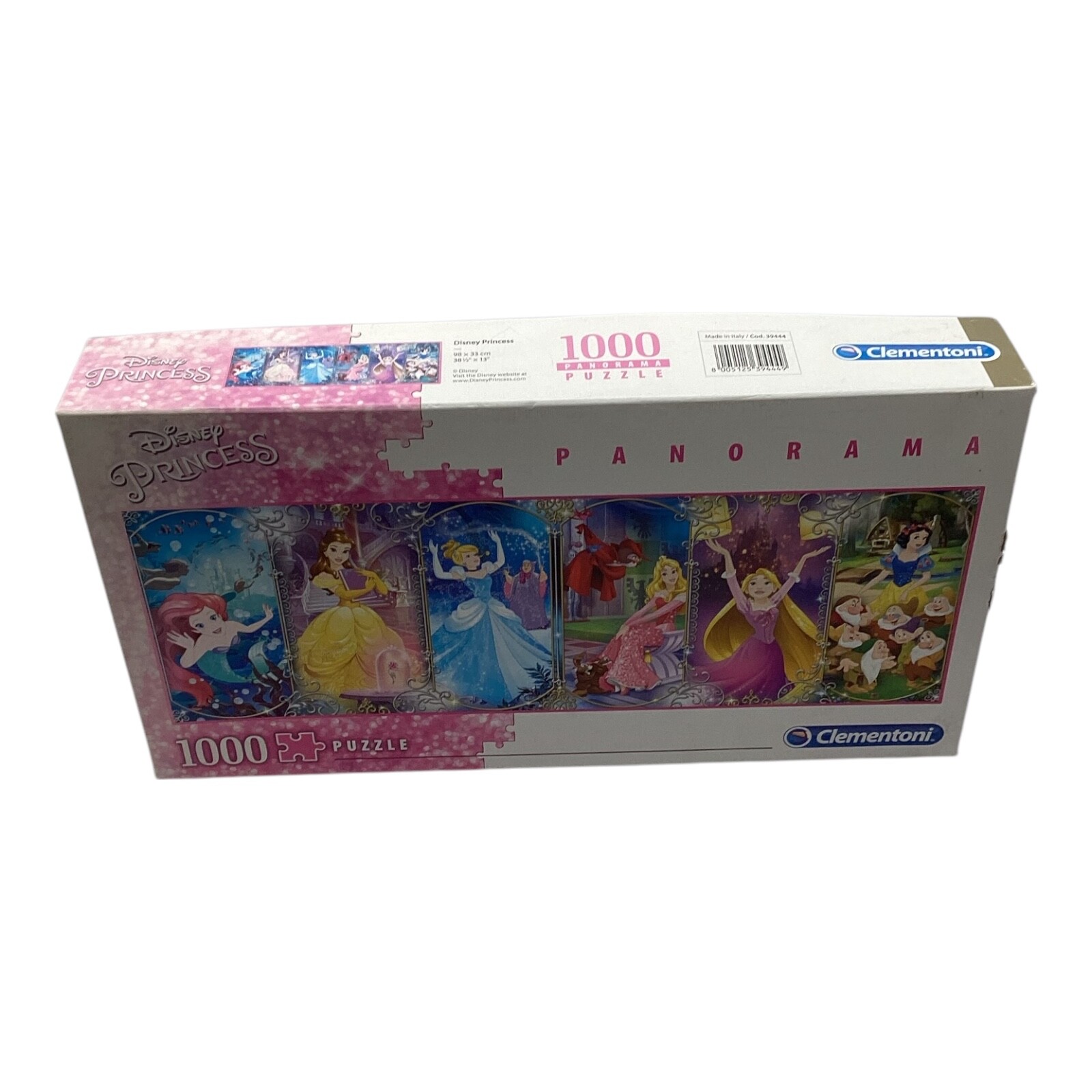 Clementoni Disney Princess Panorama 1000 Piece Jigsaw Puzzle Used Complete