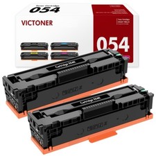 2 Pack 054 Toner Cartridge for Canon CRG 054 MF641cw MF642cdw MF644cdw LBP620