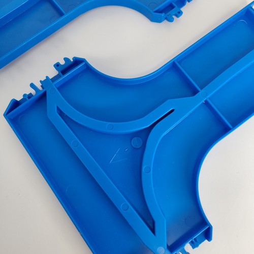 T-Point Track "A" x2 Blue - Tomy Big Loader Construction #5003 REPLACEMENT PART - Picture 3 of 4