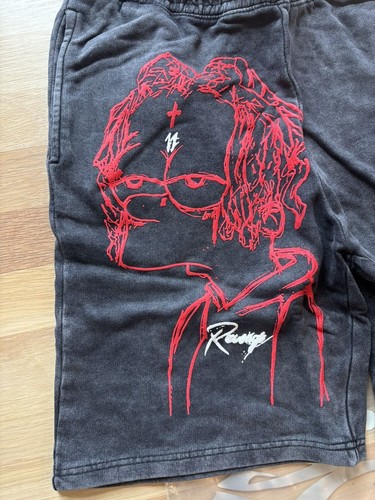 Revenge Trippie Redd Bart schwarze Herrenshorts Größe S-L - Bild 4 von 19