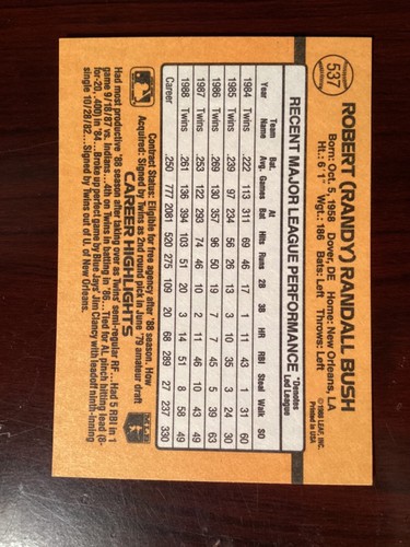 1989 Donruss Individual Baseball Cards - Picture 131 of 171