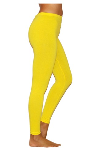 Damen Leggings lang Hose Baumwolle Leggins Röre Gamaschen Herren viele Farben - Bild 19 von 22