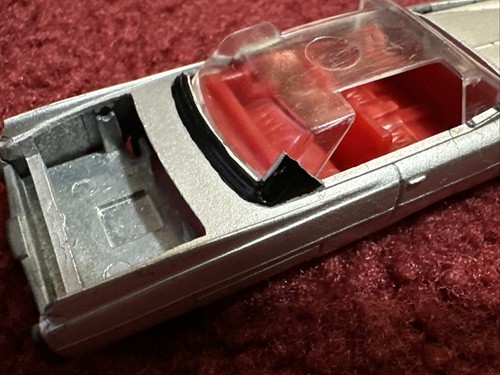 Vintage Mini Dinky No.20 Silver 1960 Cadillac Coupe De Ville +Custom Clear T-Top - Picture 20 of 20