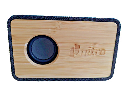 Boundary Natural Bamboo Bluetooth Speaker USB BRAND NEW New 7197-13NT
