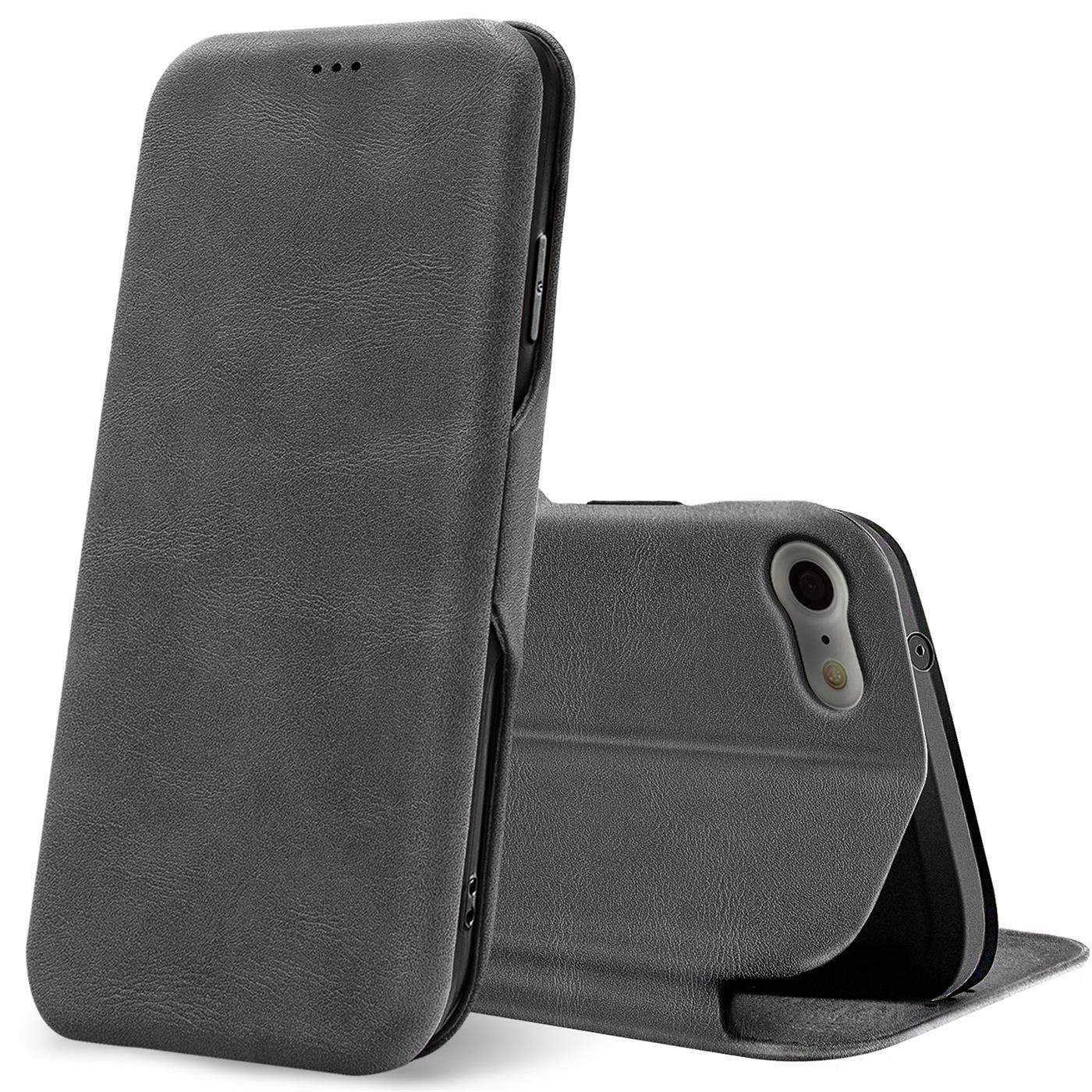 Für Apple iPhone 7 8 SE2 Handy Hülle Schutz Tasche Flip Case Klapphülle
