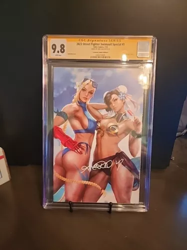 STREET FIGHTER 2023 SWIMSUIT SPECIAL Signed By ARIEL DIAZ NYCC 9.8 CGC