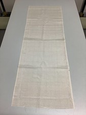Japanese Vintage Kimono Fabric cloth Boro pure silk White scrub dirt 42.9x14.5in