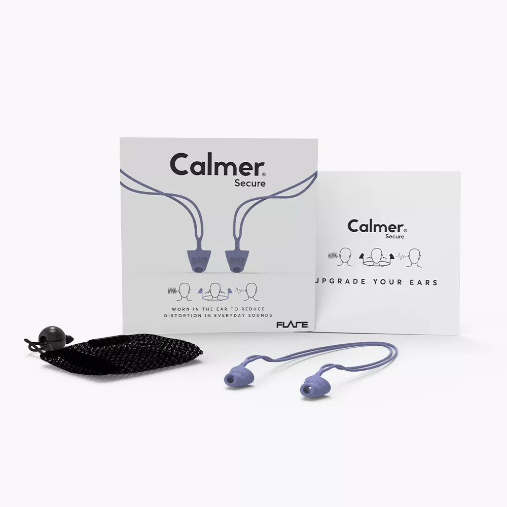 Flare Calmer SECURE PURPLE Earplugs Ear Plugs Protectors by Flare Audio