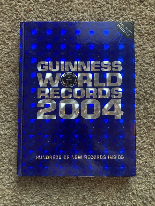 Guinness Book Of World Records 2004. HARDBACK 288 pages. Hundreds Of New Records
