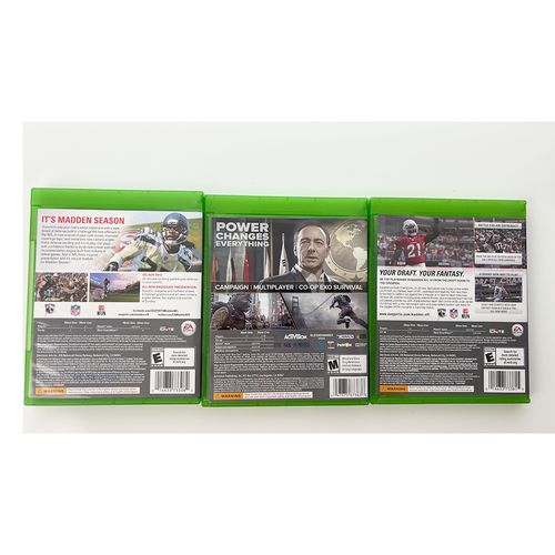 Lote de juegos de Microsoft Xbox One: Call of Duty Advanced Warfare, Madden 15, Madden 16 - Imagen 2 de 2