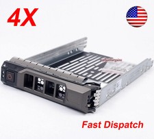 4X 0F238F 3.5" SAS SATA Caddy Tray For Dell T710 T610 T410 T310 T420 T620 F238F