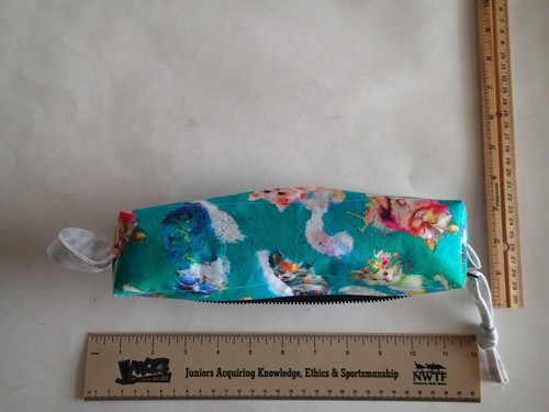 Cute Kitty CAT Design ZIPPER POUCH, Make-Up Bag, Pencil Case Multi-purpose Purse - Picture 4 of 6