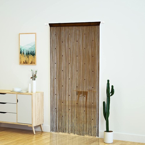 Beaded Curtain Door String Curtains Doorway Tassels Hanging Fringe Room Divider - Picture 3 of 6