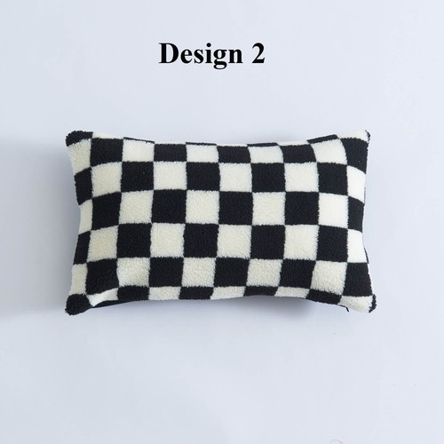 Schachbrettmuster Dekorative Kissenbezug Kissenhülle Checkerboard Cushion Cover - Bild 26 von 34