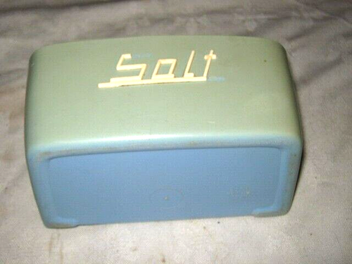 A Vintage Retro Australian Nally Ware Blue & White Lidded Salt Pinch Container - Picture 3 of 8