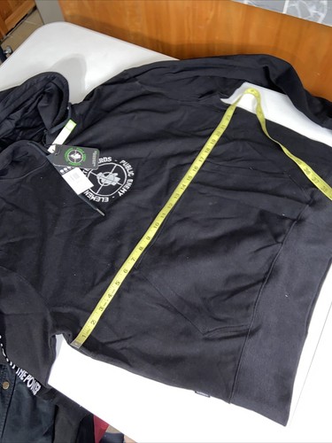 Element Hoodie Large Skateboards Public Enemy Black Mens Organic Cotton - Picture 5 of 7
