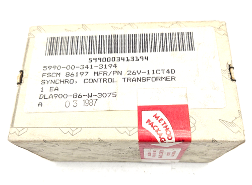 M20708/7-01D Synchro Control Transformer 5990-00-341-3194 | Model: 26V11CT4B - Picture 3 of 8