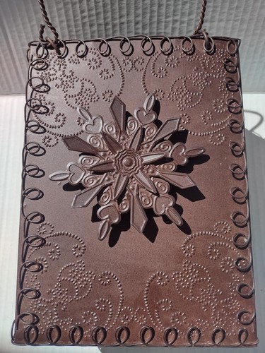 Decorative Metal Tin Holder Standing/Wall Hanger flowers crafts Rustic - Picture 14 of 14